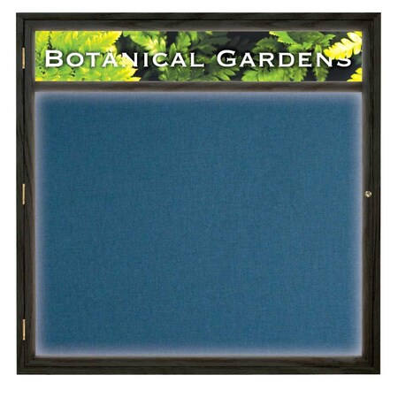 United Visual Products Open Faced Traditional Corkboard, 36x24" UV641A-GOLD-CINNABA